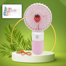 17721 portable small electric fan handheld rechargeable mini student handheld dormitory class personal fan