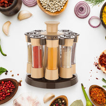 10176 360d spice jar rack 8pc set