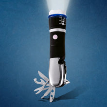 battery operated multi tool led flashlight