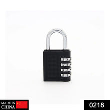 0218 4 digit combination padlock