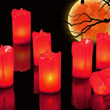 flameless melted design candles for decoration 1 pc