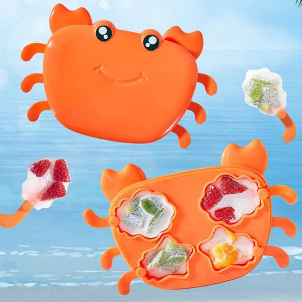 crab shaped ice popsicle mold 1