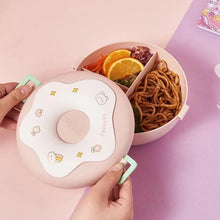 12072 3com donut shape lunch box