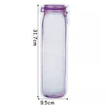reusable food storage bag bottles shape 500ml