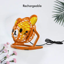 teddy bear portable fanfor home office car multi use