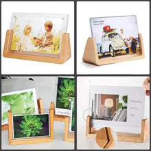 17913 wooden picture frame stand