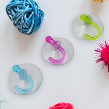 transparent rubber suction wall hook 12pc