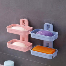 17892 2layer wall soap holder 2pc
