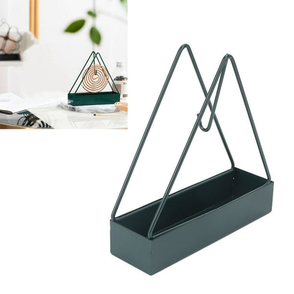 triangular shape mosquito coil holder