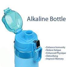 alkaline water bottle with food grade plastic stylish and portable particulates not included