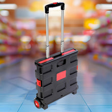 foldable shopping grocery trolley cart travel portable food basket 1 pc
