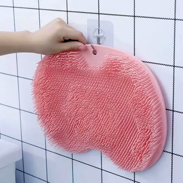 silicone bath massage scrubber