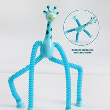 led giraffe telescopic suction cup toy for kids