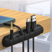 5 slot adhesive cable clip