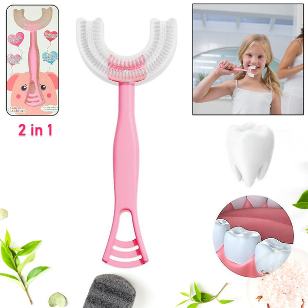 13711 2in1 toothbrush n tongue clea 1pc