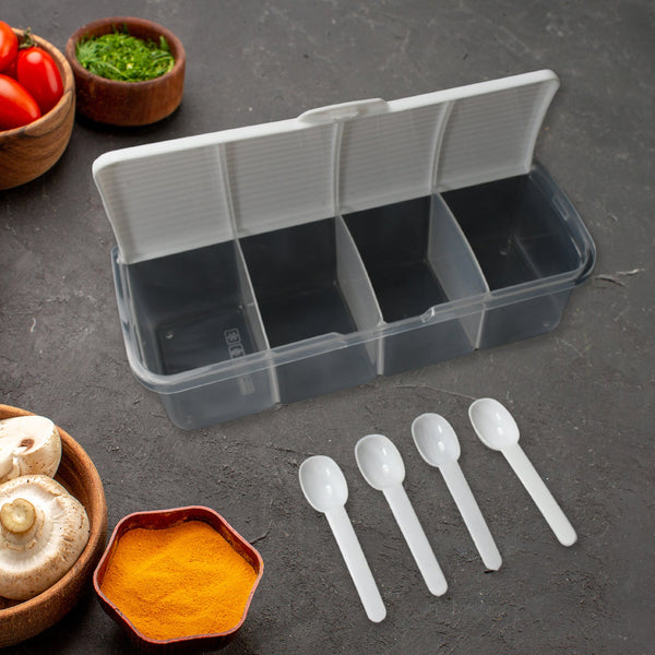 kitchen multipurpose air tight 4 sections storage containers