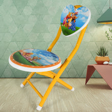 17761 heart shape kids chair cartoon printed foldable kids children folding chair for playrooms schools daycares and home metal and fibre body picnic beach camping chair 1 pc
