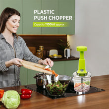 10195 2in1 manual push chopper 1100ml