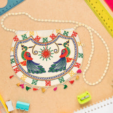 handcrafted cotton embroidered shoulder bag for girls