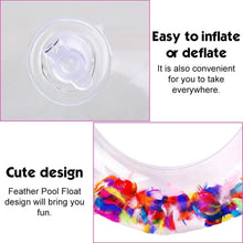 18036 big feathers swimming ring 1pcsmall