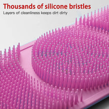 silicone bath body brush scrubber