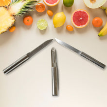 8544 stainless steel multipurpose sharp cutting knife with non slip handle for fruit meat and vegetable chopping pack of 3