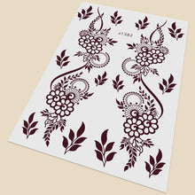 13721 temporary tattoos 1 sheet j1382