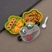 12073 double layer froggy lunch box
