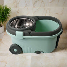 8084 ganesh steel spin bucket mop