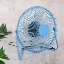 17531 usb table desk personal metal electronic fan compatible with computers laptops student dormitory suitable for office school use 1 pc
