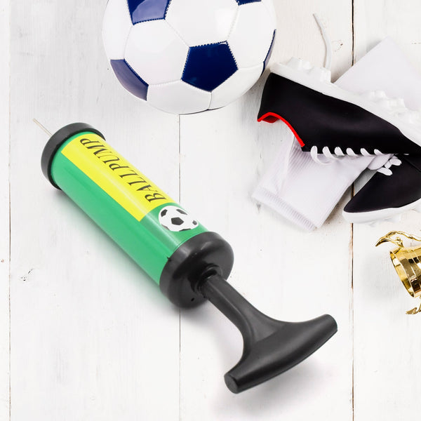 inflator air ball pump soft bouncing ball development kids toy sports plastic pump for soccer basketball football volleyball ball 17 cm