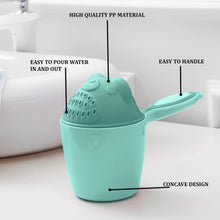 baby shampoo shower cup safe soft bathing water scorpion baby bath tumbler hair washing mug rainer