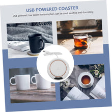 5576 usb warm coaster heated coffee mug portable office desk portable cup heater coffee mug warmer electric cup warmer 1 pc