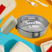 stainless steel round lunch box