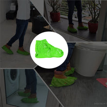 plastic waterproof shoe covers reusable anti slip