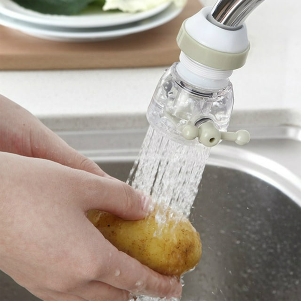 6242 adjustable water faucet can rotate 360 degree shower head anti spattering water saving tap nozzle extended filter water saving kitchen bathroom faucet water saving devices 1 pc