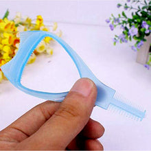 3 in 1 plastic makeup cosmetic eyelash tool lash mascara applicator eyelashes guide eyelashes brush curler comb eye makeup tool female supply 1 pc