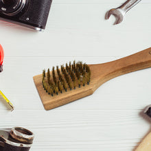 18373 wooden handle wire brush