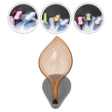 plastic leaf shape soap box soap holder 1 pc with color box