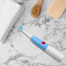 battery operated electric toothbrush for home and travel