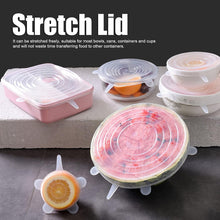 12011 sili food cover stretch lids 6pc