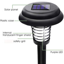 15046 solar garden led bug zapper 1pc