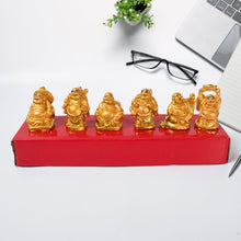 17924 golden laughing buddha 6pc