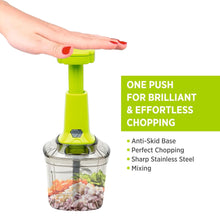 10195 2in1 manual push chopper 1100ml
