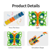 18369 butterfly guitar light n music toy
