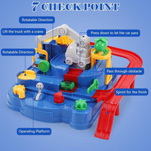 17792 car adventure toys city rescue preschool toy race tracks for boys parent child interactive kids race car track play sets adventure toy 1