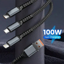 13168 100w 3in1 fast charging cable