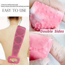 silicone bath body brush scrubber