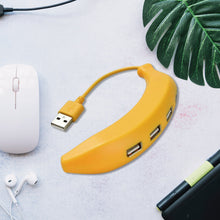 banana shape 4 port usb hub usb splitter