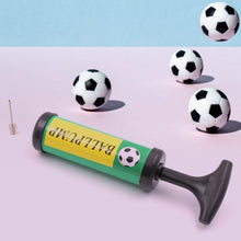 inflator air ball pump soft bouncing ball development kids toy sports plastic pump for soccer basketball football volleyball ball 17 cm